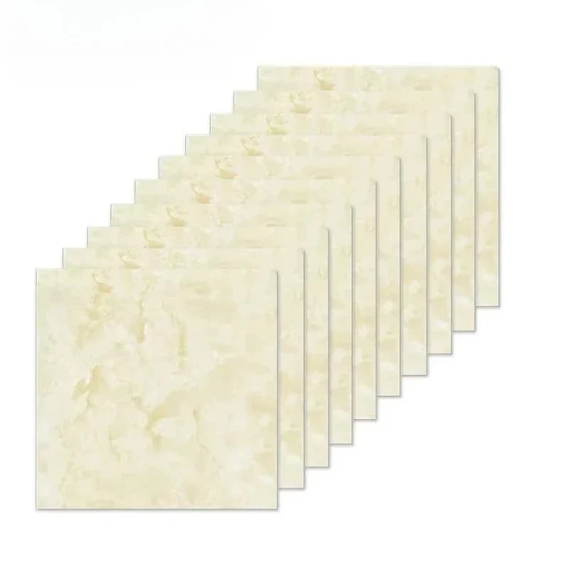 Autocollant de décoration murale de carrelage en céramique 3D Imitation marbre, 10 à 40 pièces, auto