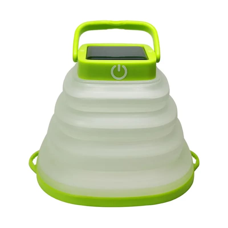 Lanterne Solaire LED Portable et Rechargeable par USB, Éclairage d'Extérieur, Pliable, Idéal pour le