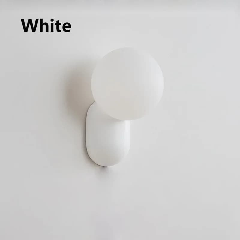 Petite crème minimaliste chambre chevet applique moderne Simple salon noir blanc LED lumières allée 