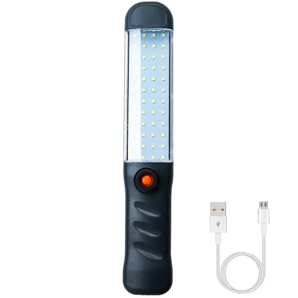 Lampe de poche LED lampe de travail USB Rechargeable lumière forte lanterne torche lampe de travail 
