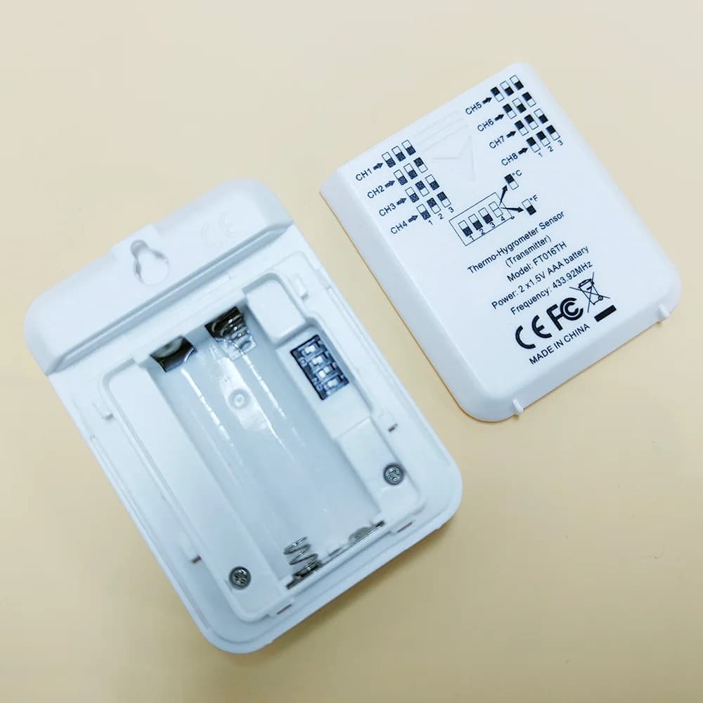 NicetyWeather-Thermo-hygromètre intérieur et extérieur sans fil, compteur pour station météo FT-0320