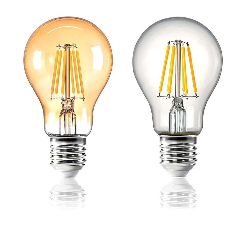 A60 Antique rétro Vintage Edison lumière LED E27 Golde incandescent G45 A60 lampe 220V 2W 4W 6W 8W 2