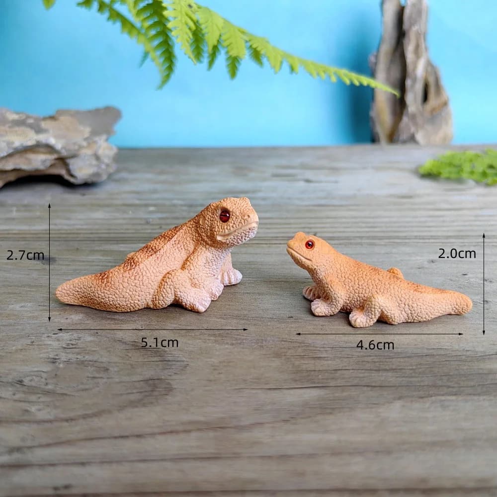 Simulation de lézard caméléon Axolotl crapaud, modèle cadeau artisanal en résine, figurine Miniature