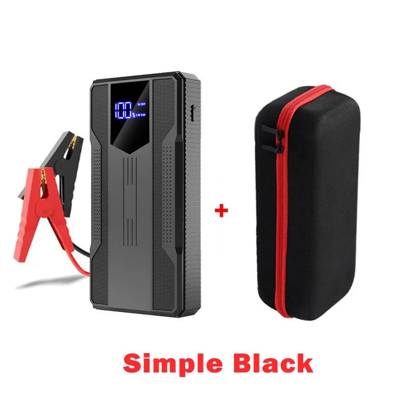 Démarreur de voiture, chargeur de batterie, éclairage d'urgence, batterie externe, booster de démarr
