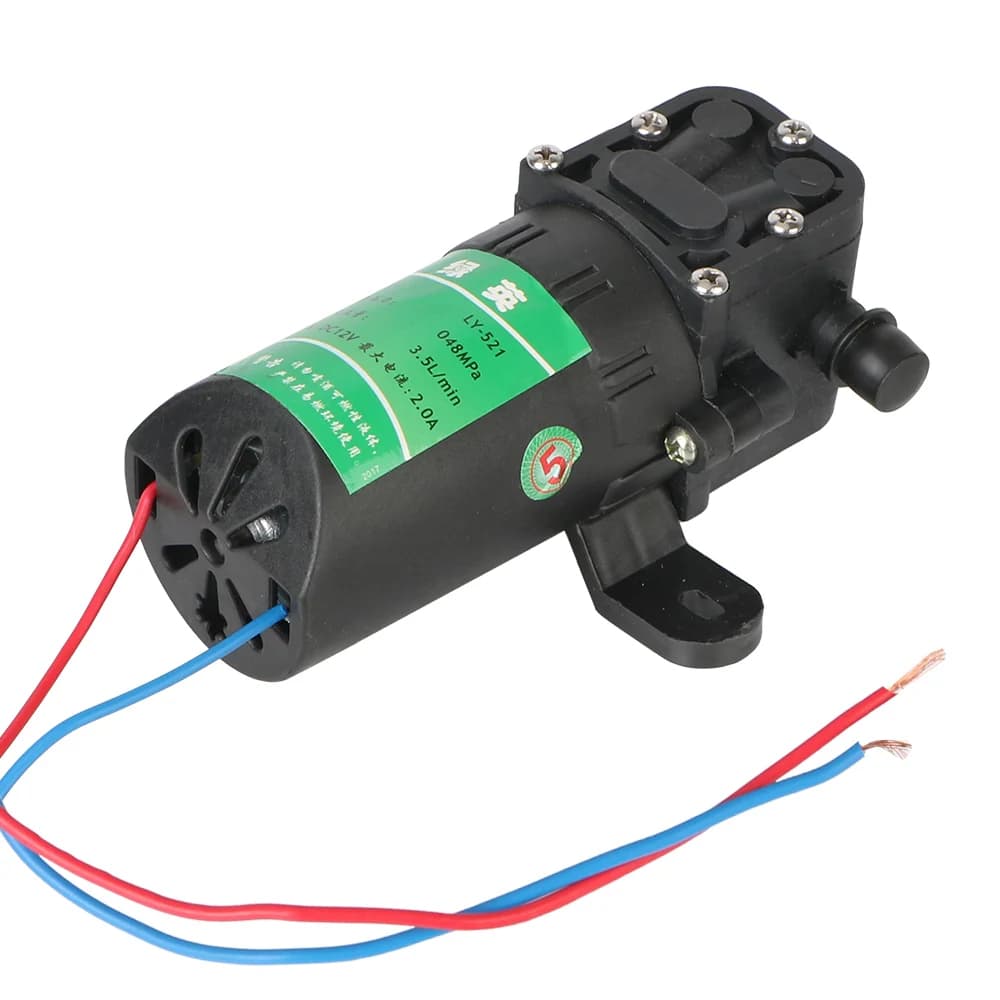 Micro Pompe à Eau Électrique Agricole à DiaphLeurs me, Haute Pression, 3,5 l/min, DC 12V, pour Lavag