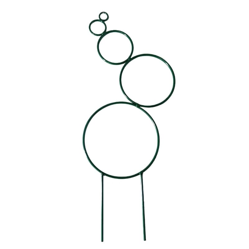Treillis vigne grimpante rond 14 pouces, cadre Support en fer métallique pour plantes jardin, balcon