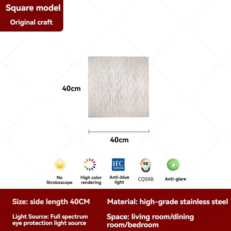 Lampe murale LED Alvarez Planum pour chambre à coucher, salon, escalier, éclairage mural moderne, lu