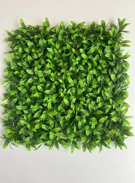 Panneau mural en herbe artificielle, protection UV, toile de fond bricolage, feuilles en plastique, 
