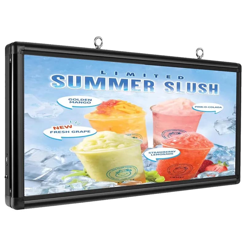 Panneau LED extérieur P6 40"x18" programmable, étanche, numérique, contrôle WiFi/USB, couleur intégr