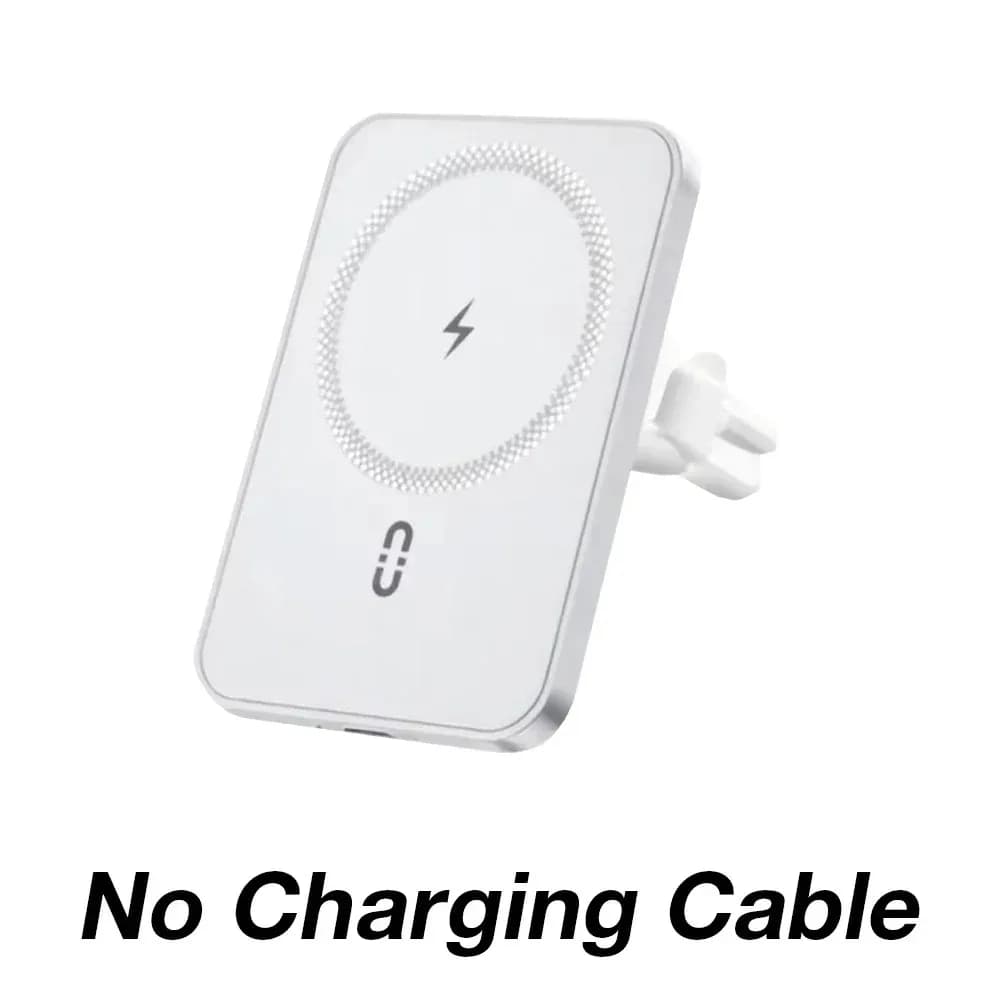Chargeur de voiture magnétique sans fil compatible MagSafe pour téléphone, charge rapide, fixation s