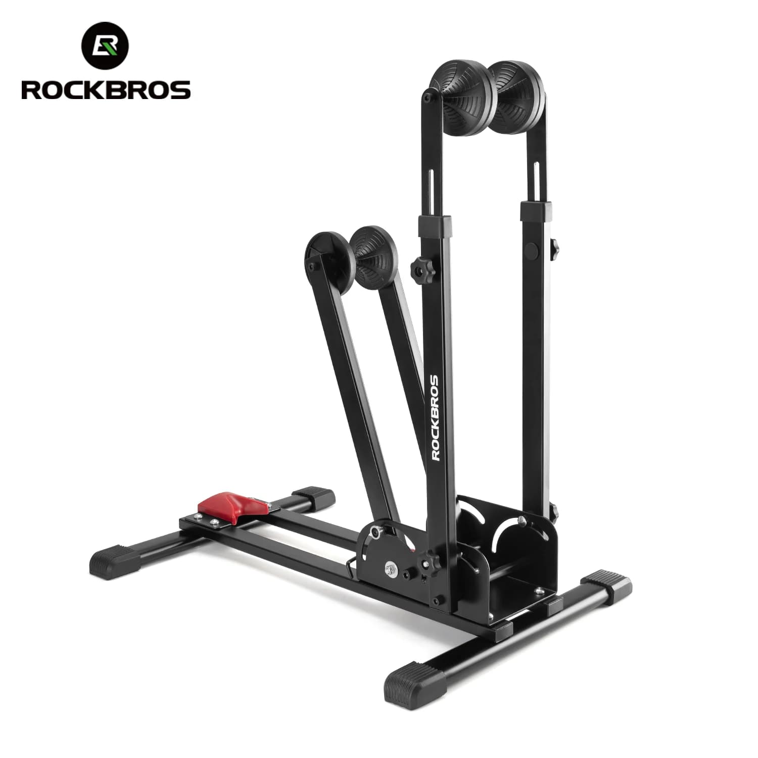 ROCKBROS – Support de stationnement pliable et Stable pour vélo de route et vtt, Support de cyclisme