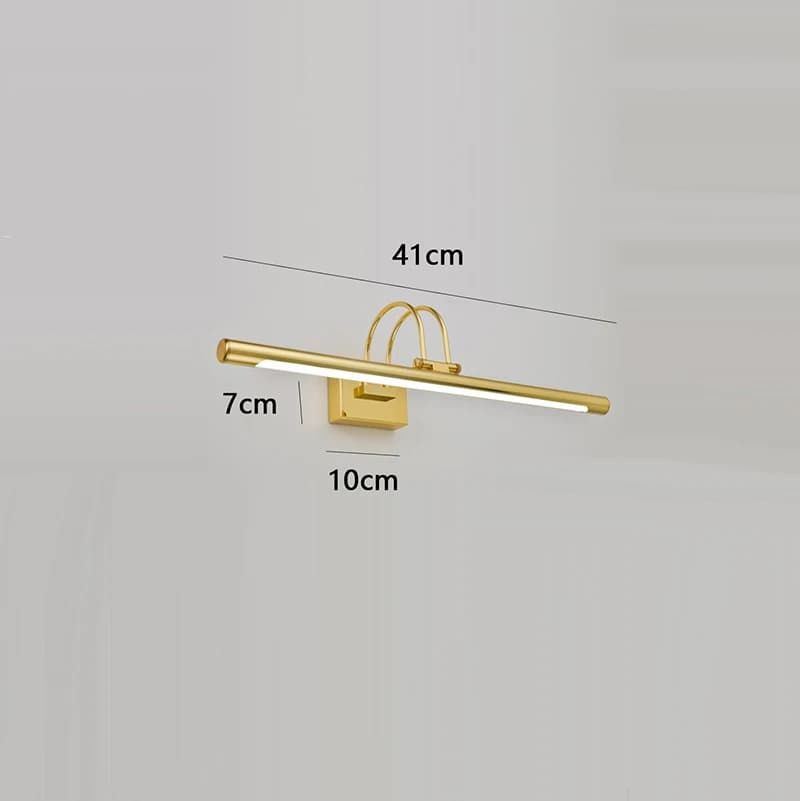 Applique murale LED en métal plaqué HOspanTable, corps haut et bas, éclairage de chambre à coucher, 