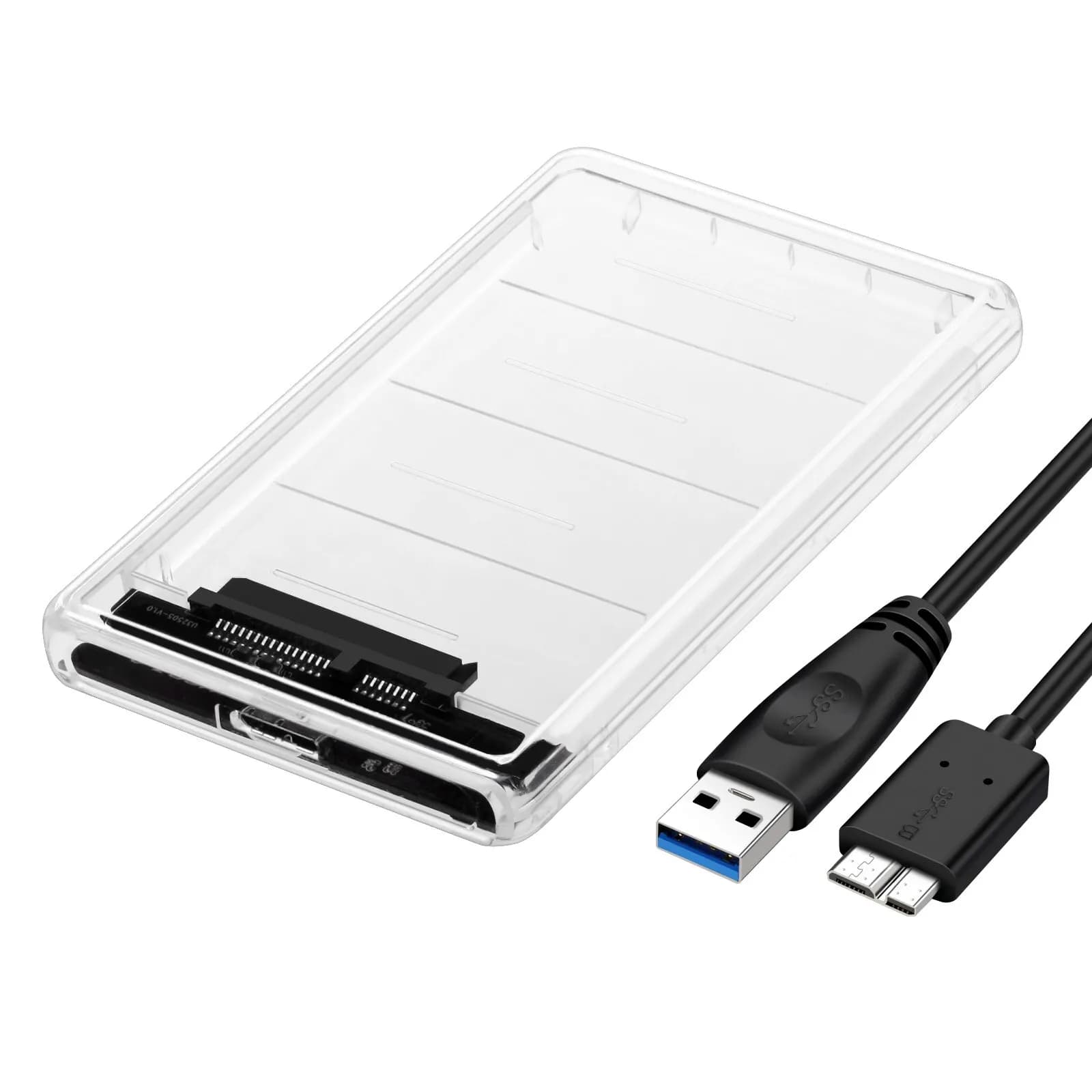 Boîtes de disque dur USB 3.0 vers SATA III boîtier de disque dur 2.5 pouces HDD SSD coque boîtier ex