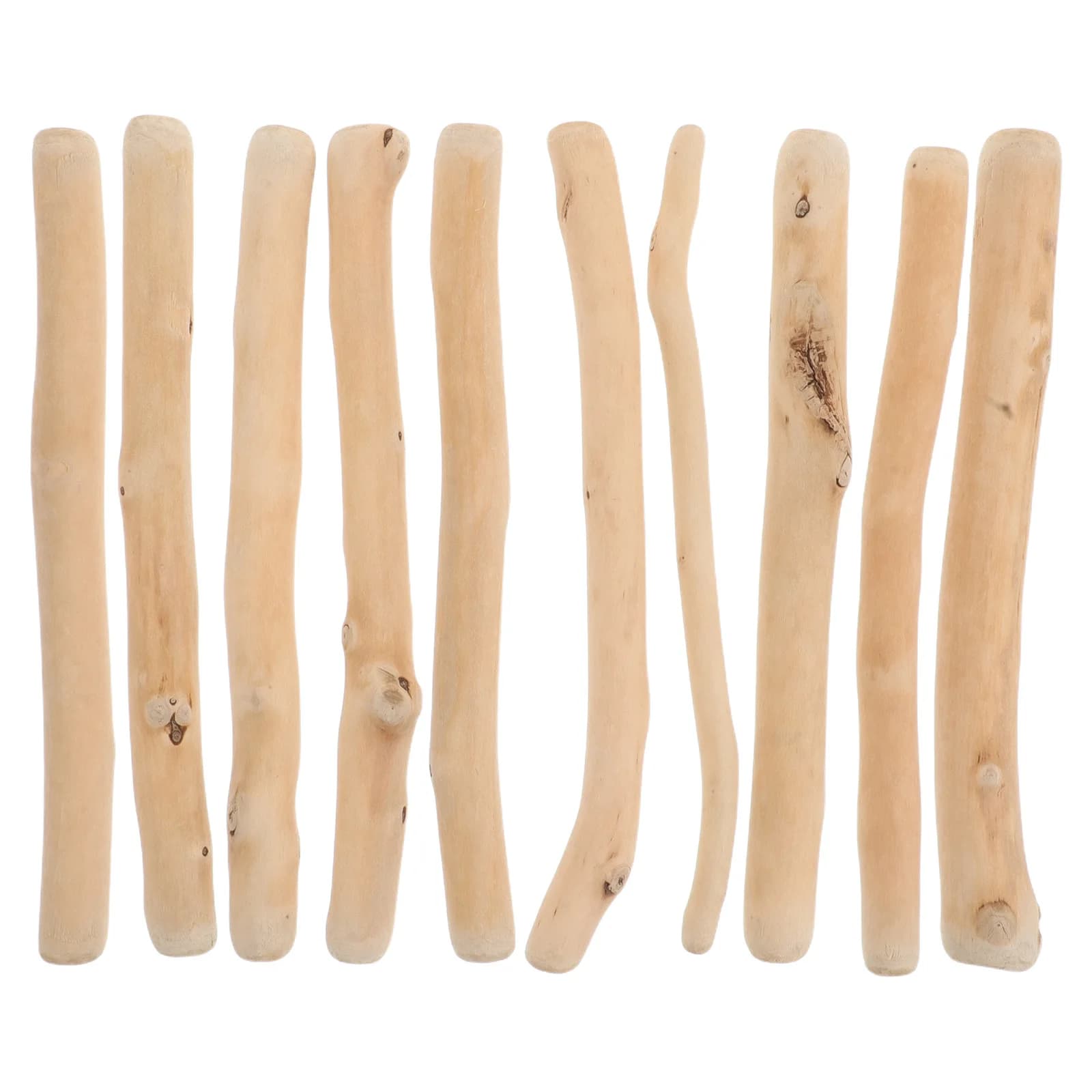1 sac de bâtons artisanaux en bois flotté, pièces en bois naturel pour bricolage, décoration de mais