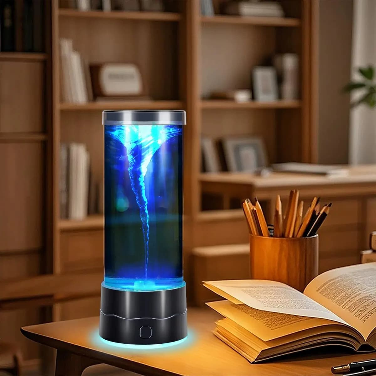 Lampe Tornado LED Colorée USB, Veilleuse Multicolore Changeante, Lampe d'Ambiance Créative, Cadeau p