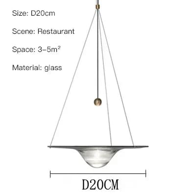Lampe suspendue créative en forme de goutte d'eau de designer danois, luminaire nordique pour restau