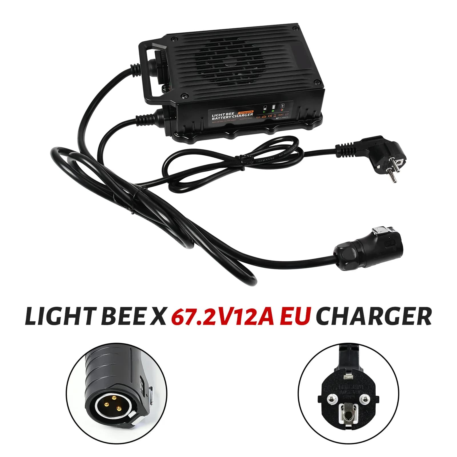 Chargeur pour Surron Light Bee X 67.2V12A 72V12A, silencieux, pour motos tout-terrain SurRon, outil 