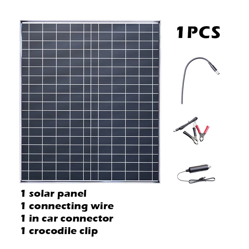 Kit complet de panneaux solaires 500W 1000W, puissance polycristalline 12V, générateur solaire Porta
