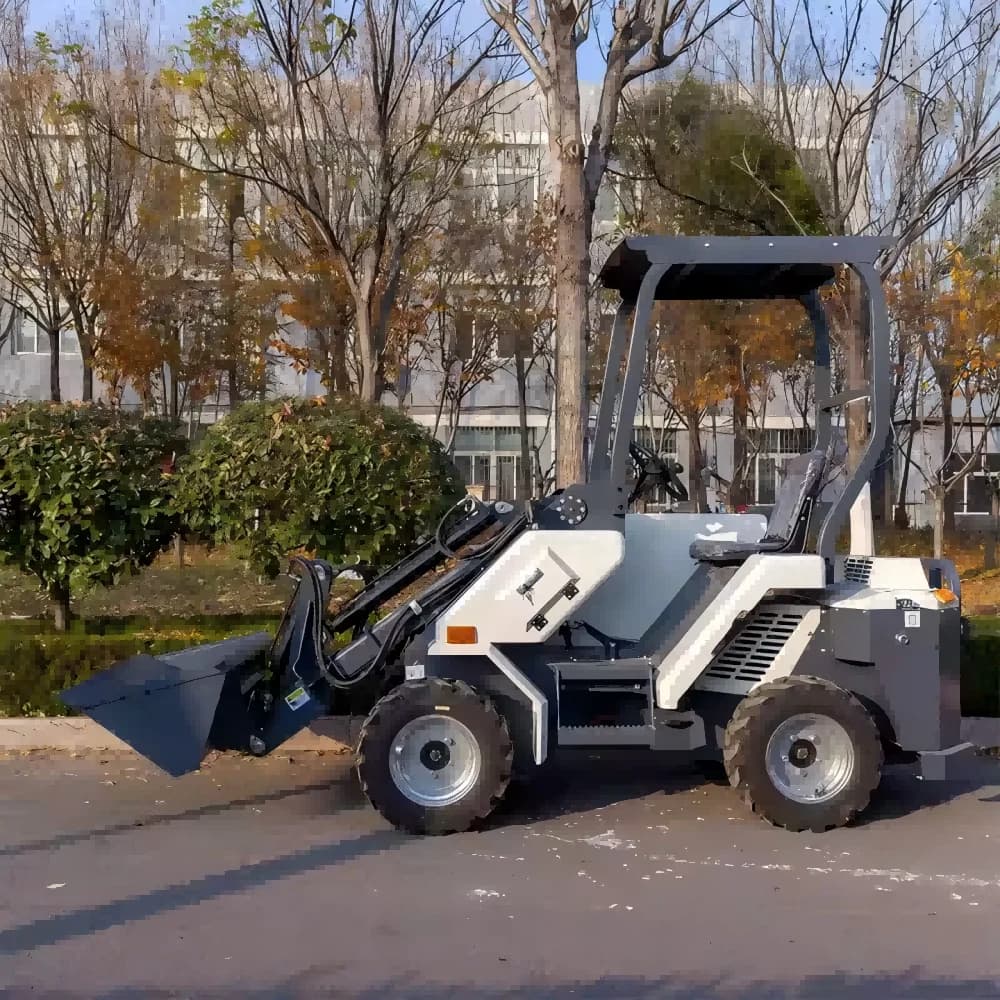 Mini chargeur 800kg livraison gratuite chargeur avant 4 × 4 chargeuse-pelleteuse à roues tout Terrai
