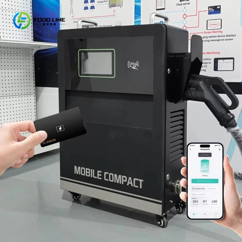 Chargeur mobile DC personnalisé 30KW 40KW, compatible CCS1 CCS2 GBT, avec support 4G Wifi, station d
