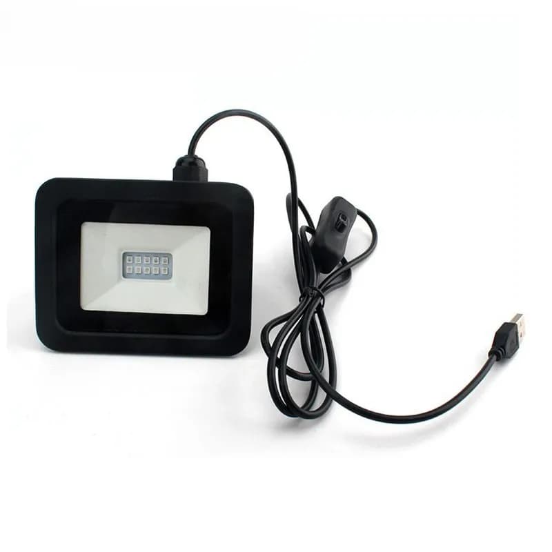 Projecteur LED UV USB 5V, haute puissance 10W 395nm 365nm UVA, étanche IP65