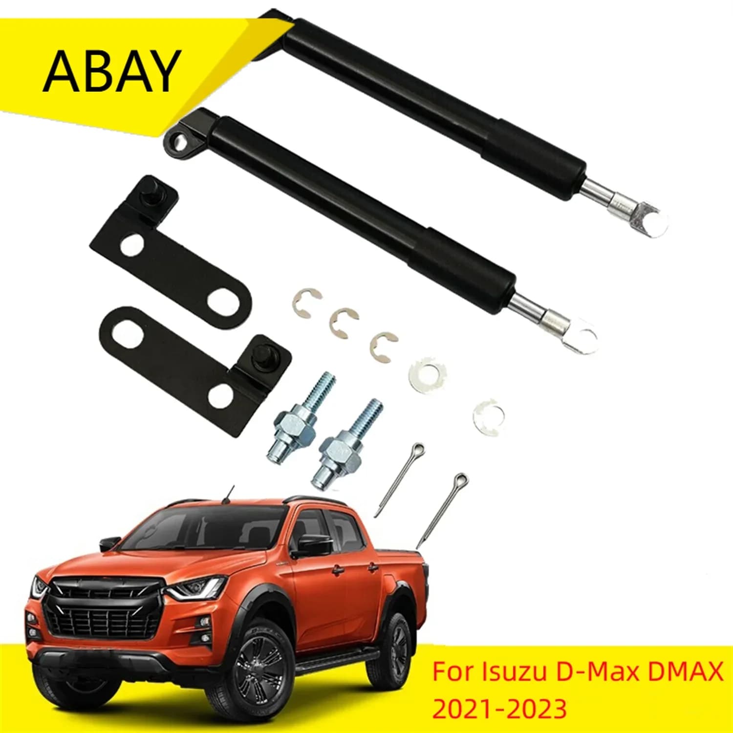 Pour Isuzu d-max DMAX 2021-2023 entretoises de capot arrière en acier Supports de levage amortisseur