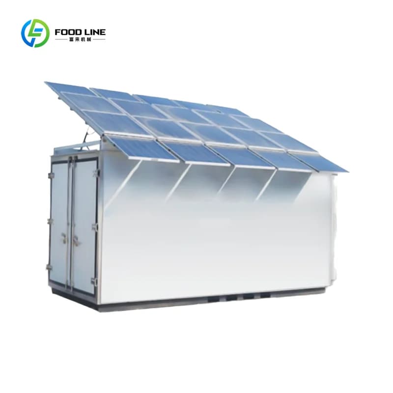 Équipement de réfrigération solaire personnalisé à économie d'énergie pour la conservation et le sto