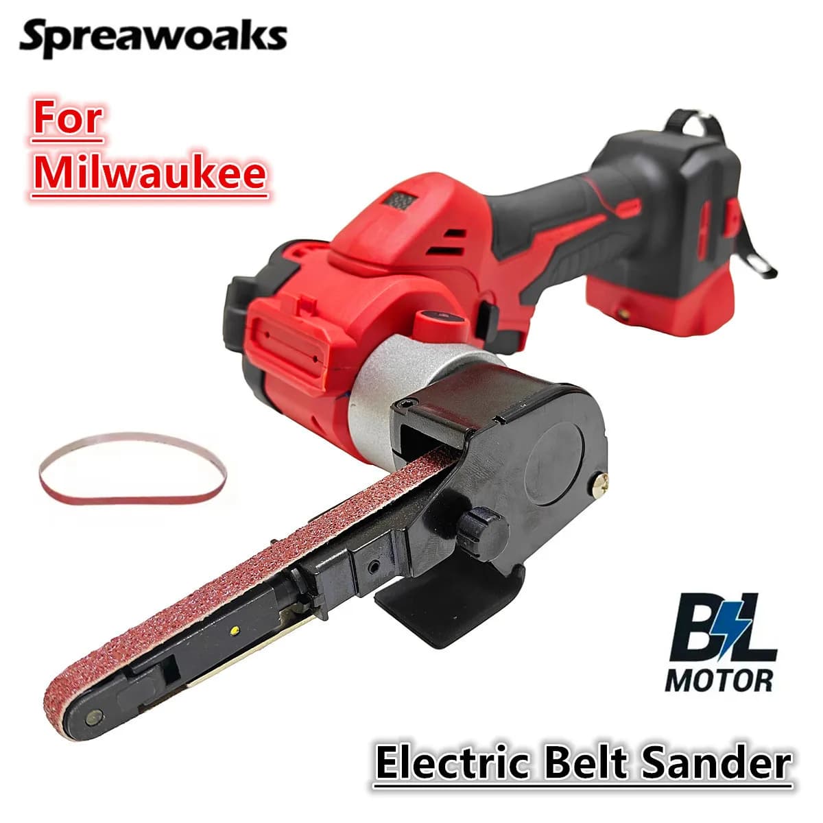 Mini ponceuse à bande électrique sans fil 18V pour Milwaukee, 11000 tr/min, meuleuse d'angle, poliss