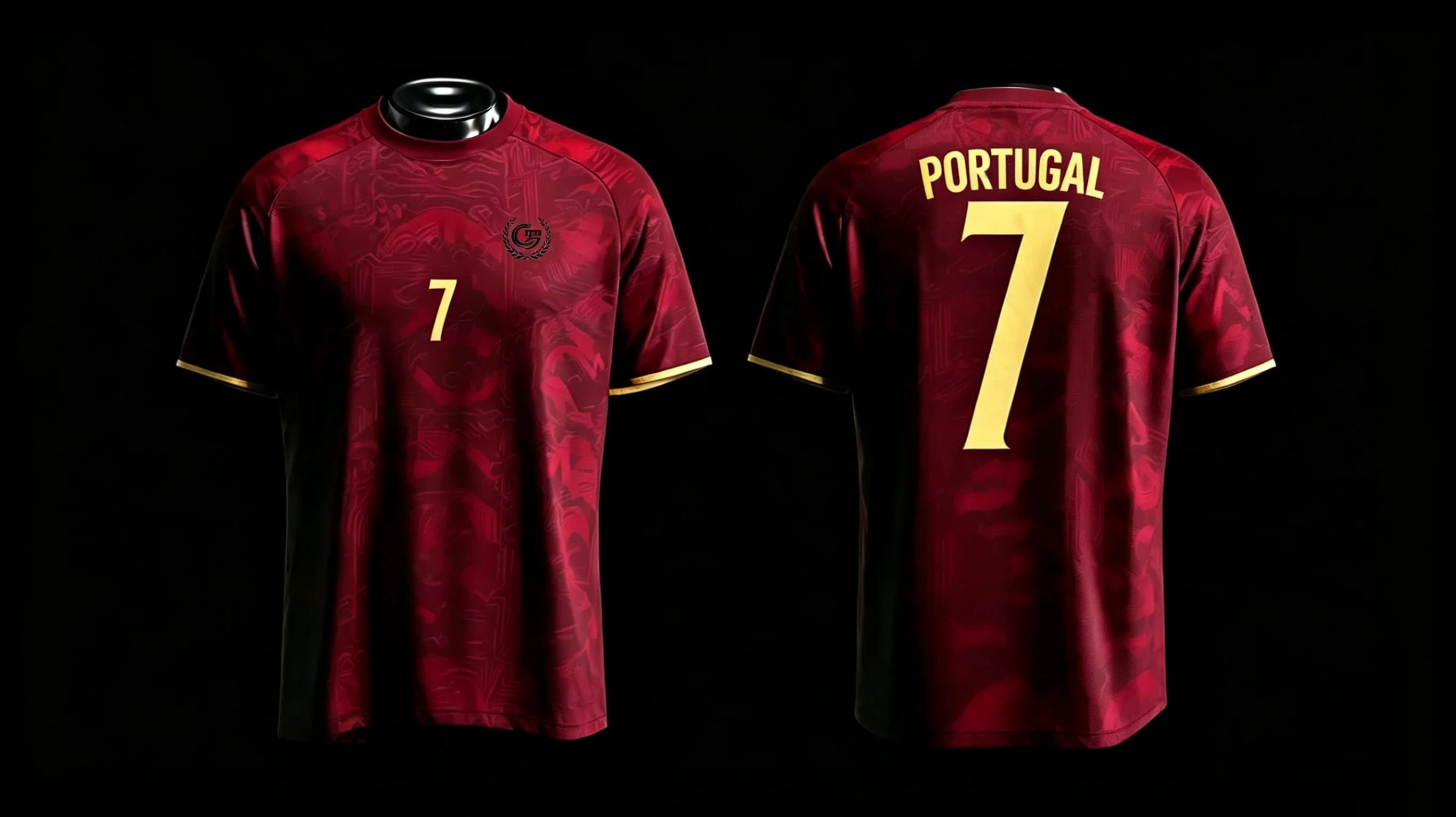 Maillot de football Portugal 2026 pour supporters, haut de sport léger et respirant, t-shirt d'entra