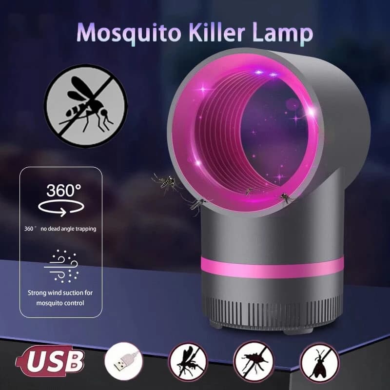 Lampe anti-moustiques, répulsif électronique LED pour insectes volants, petite lampe de contrôle des