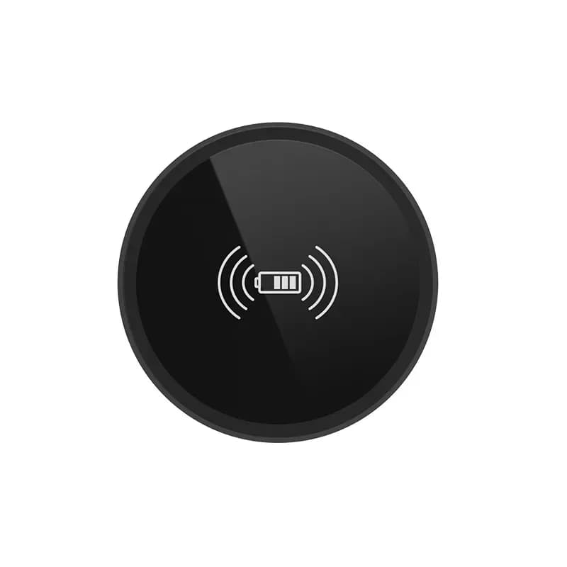 Chargeur sans fil intégré 15W, Base de charge inductive rapide pour téléphone iPhone 16 15 14 13 12 