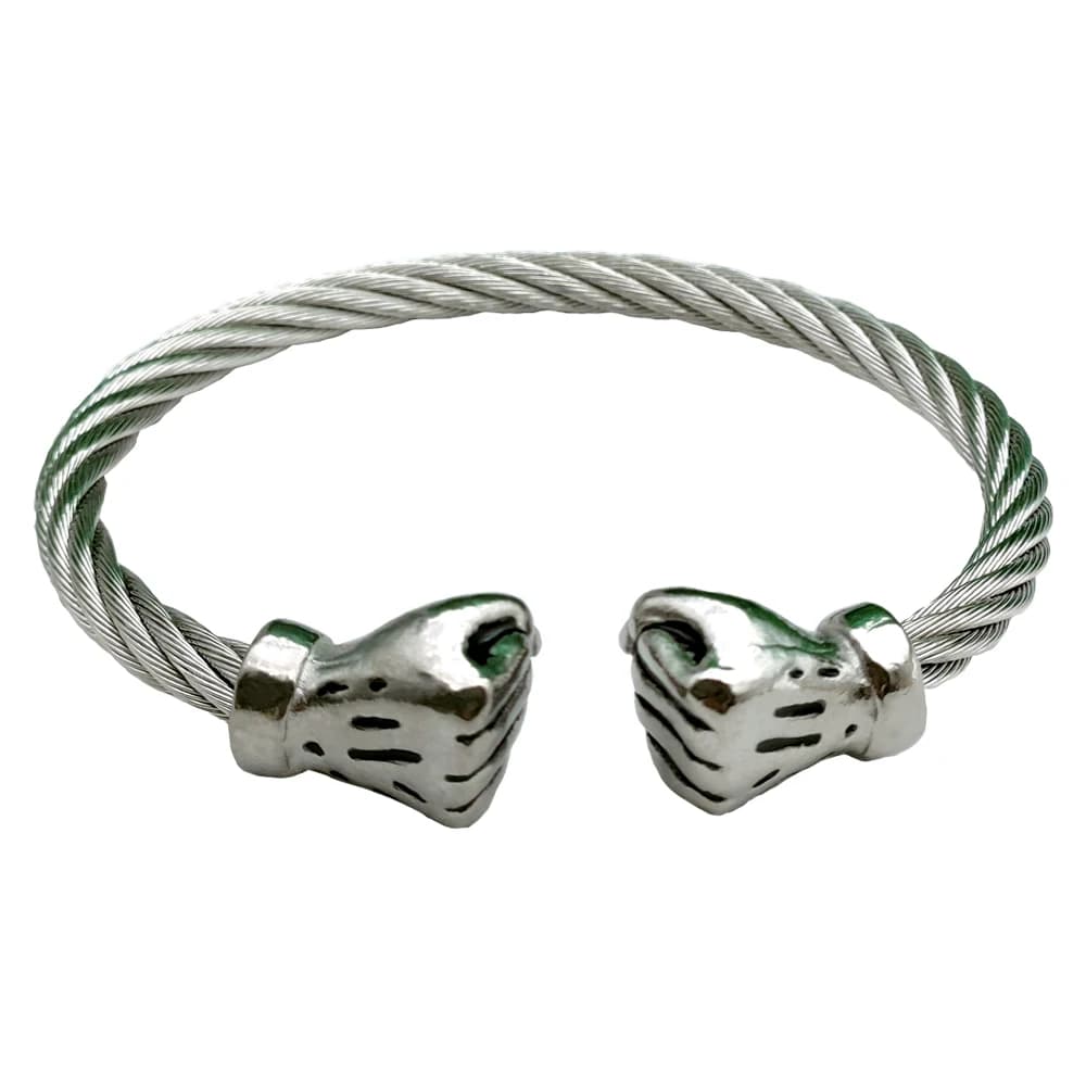 SHENNAIMING Bracelet pour homme en acier inoxydable avec fil de poing soudé, accessoire en acier, ca