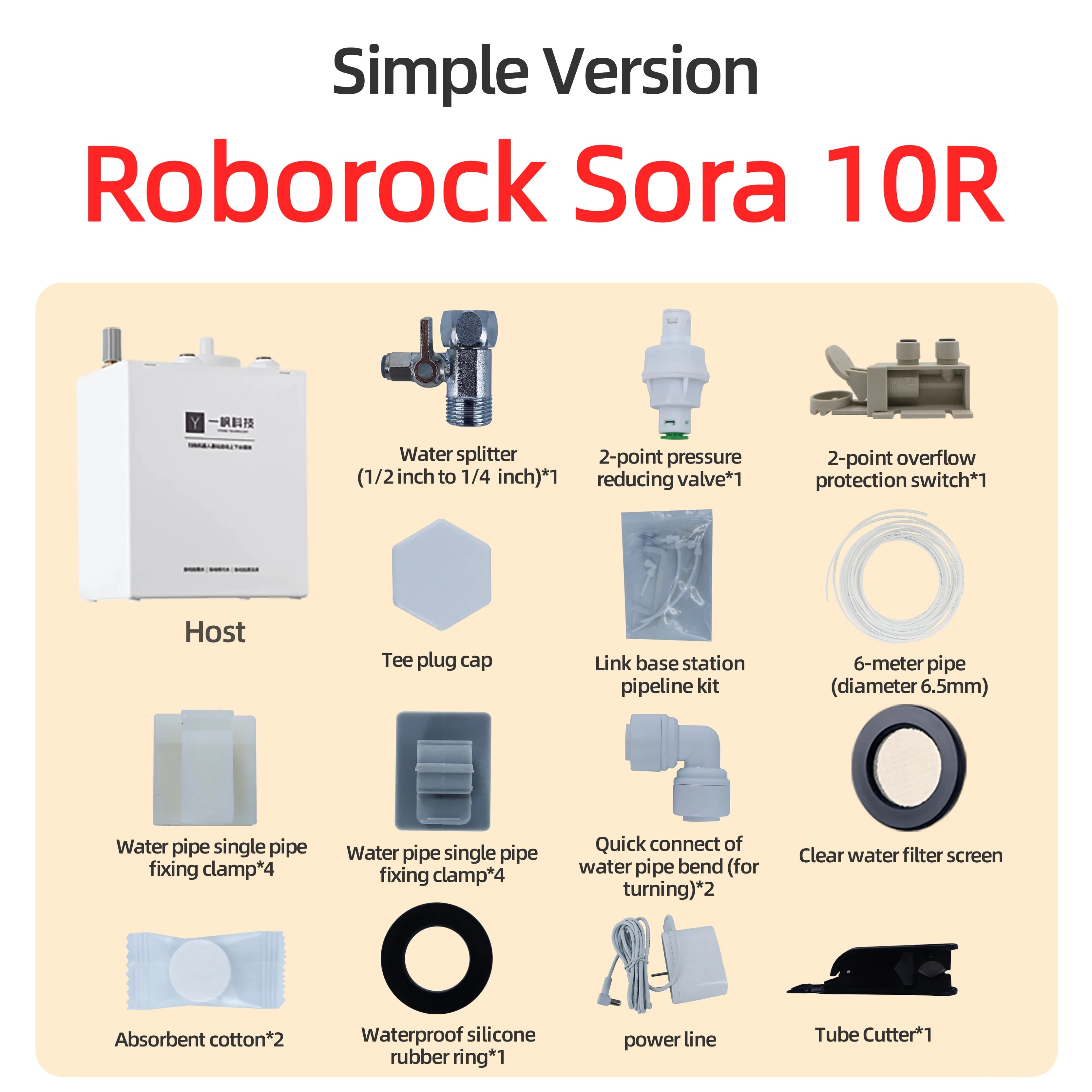Kit de changement d'eau pour robot aspirateur Roborock Saros 10R 20, module de remplissage et de vid