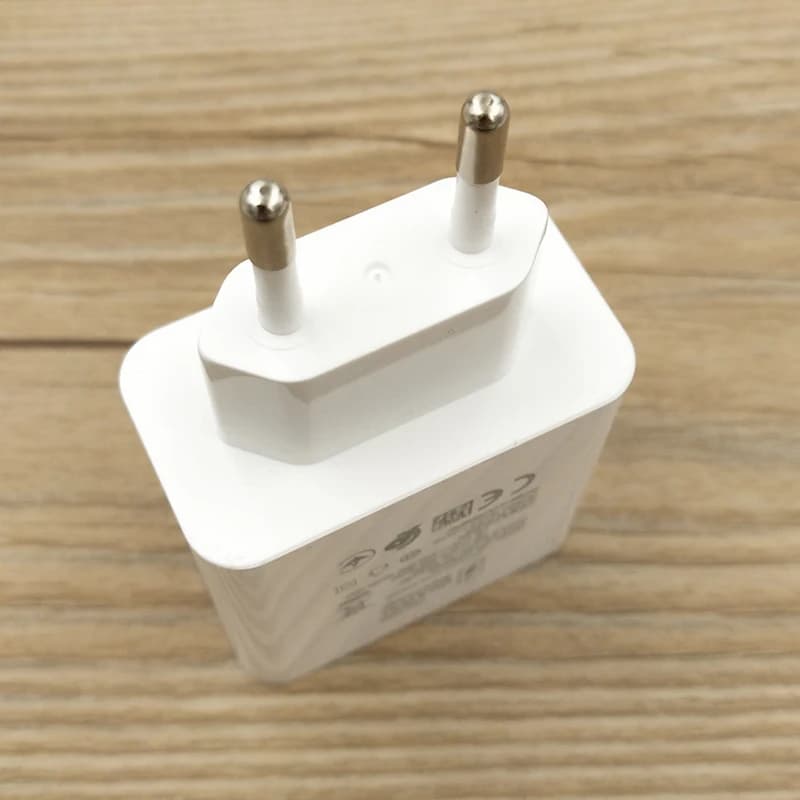 Chargeur mural rapide HUAWEI 66W EU Super Charge, adaptateur secteur 2/1,5/1M 6A avec câble USB pour