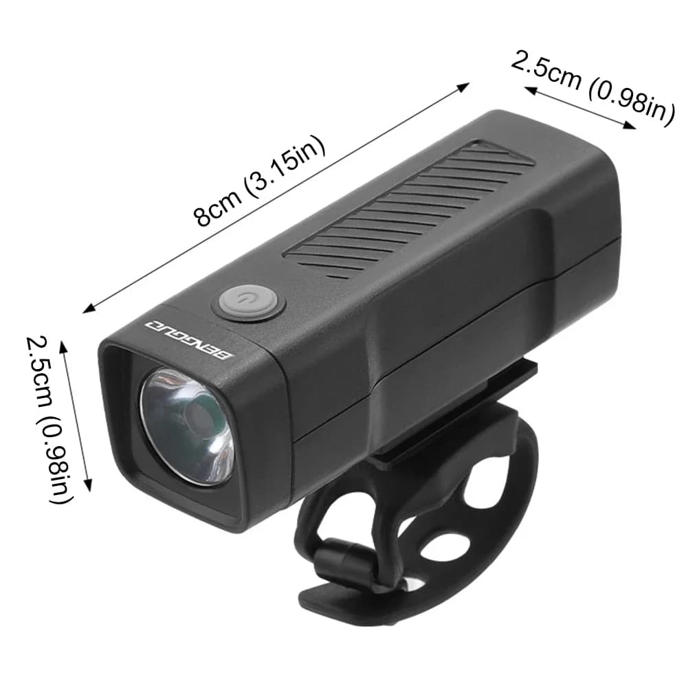 Lumière de vélo lumineuse T6 LED avant USB Rechargeable vtt lampe de vélo de montagne 100LM phare de