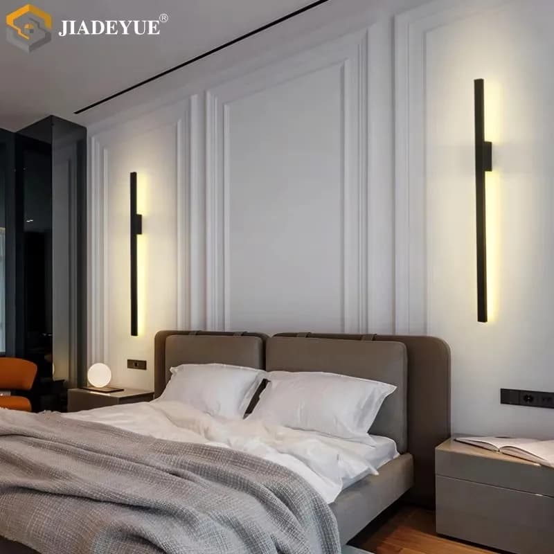 Applique Murale LED Longue au Design Moderne et Simple, Luminaire Décoratif d'Nik, Idéal pour un Sal