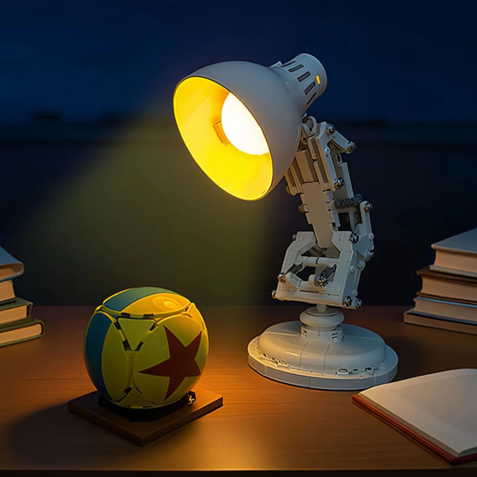 LYBMTWF Kit d'éclairage LED compatible avec les blocs de construction Lego 21357 Pixar Luxo Jr (modè