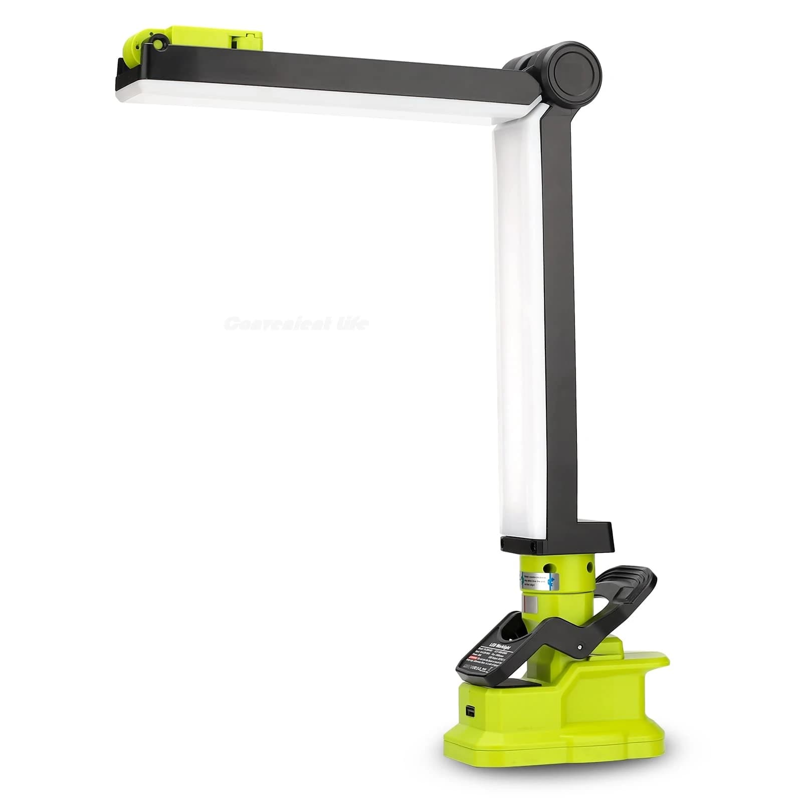 30W 2400LM LED lampe de travail pour Ryobi 18V batterie pince sur lumière pliante projecteur extérie