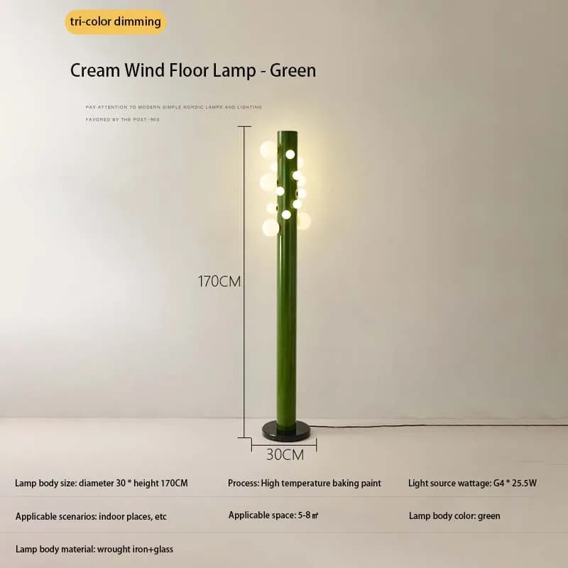 Lampadaire LED moderne postmoderne minimaliste bois Grain verre créatif salon canapé à côté de la ch