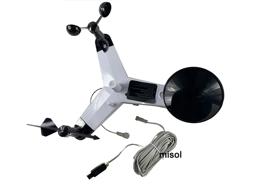 Misol 1 jeu de station météo avec port RS485, câble 4 fils, longueur (10 mètres) WH65LP