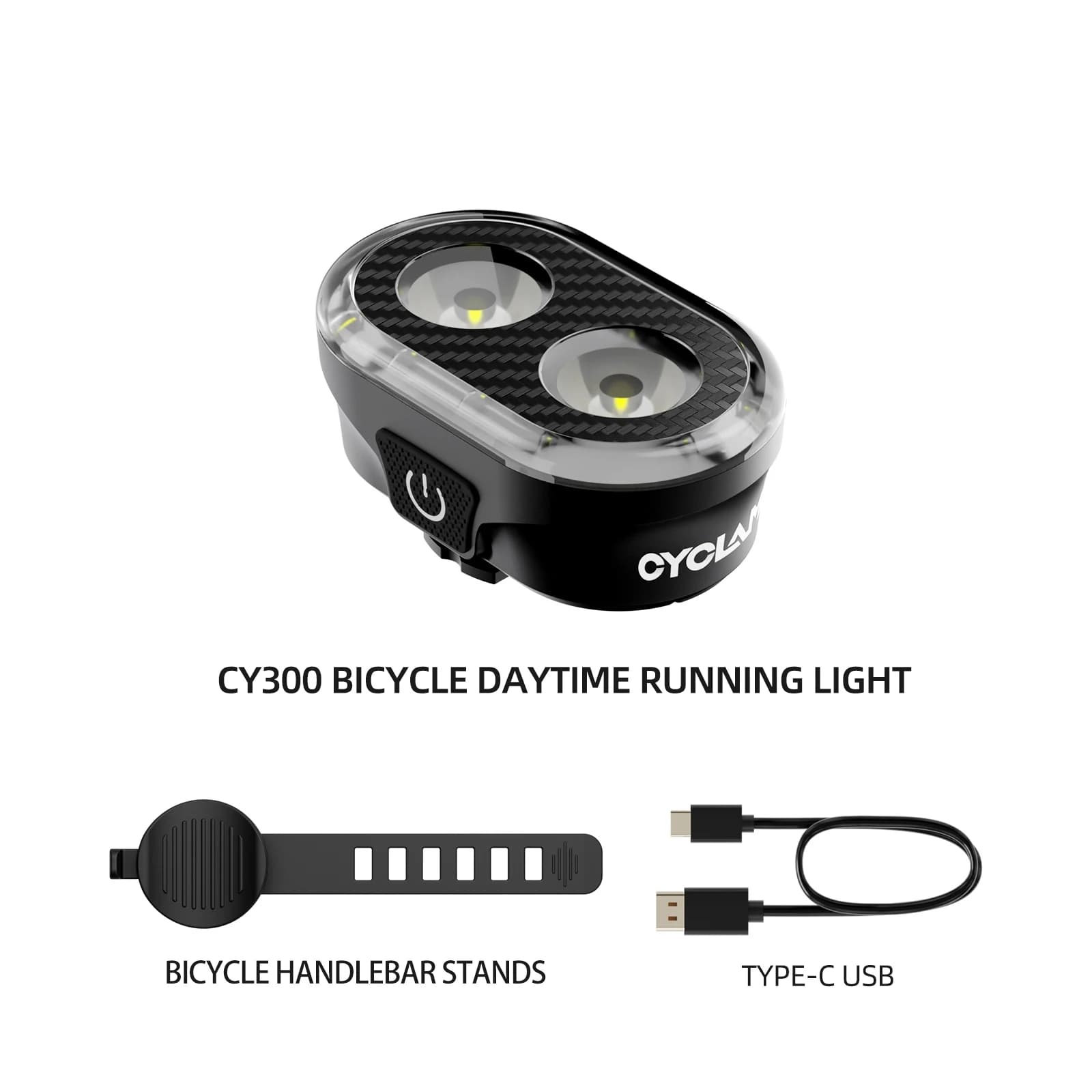 CYCLAMI vélo avant lumière vélo lumière étanche phares lampe de poche type-c charge vtt route cyclis
