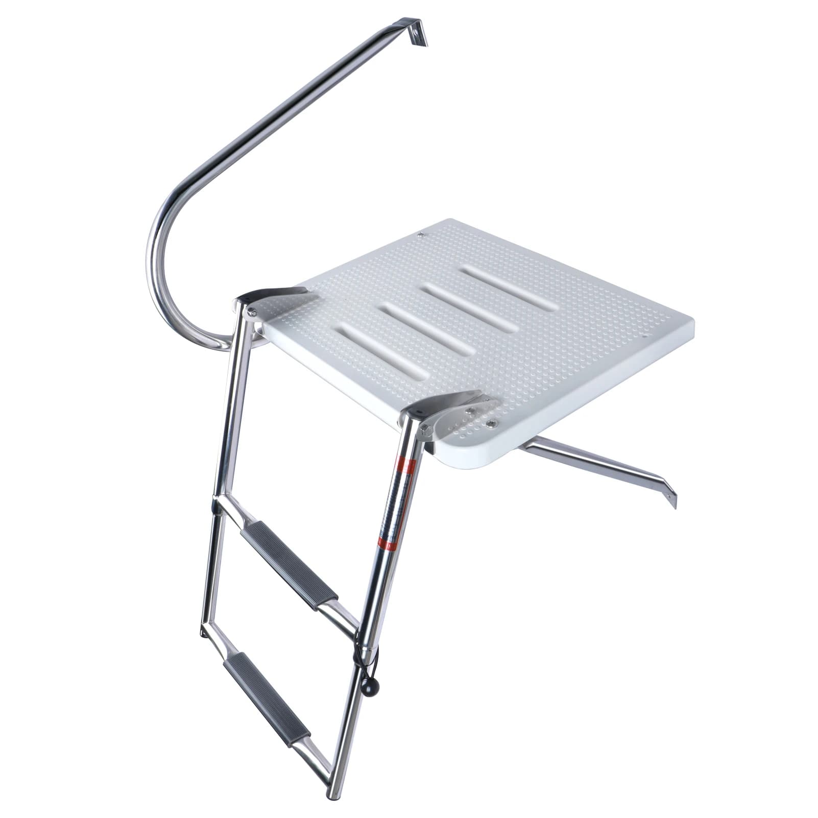 Échelle en Acier Inoxydable Polie avec ABS, Accessoires de Bateau, Marine S.S Embarquement, Platefor