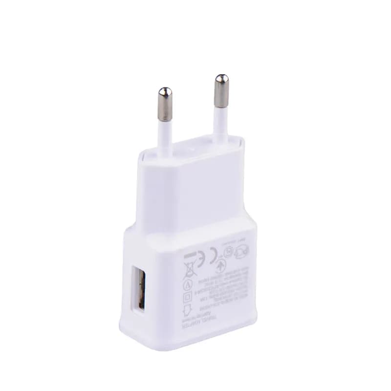 Chargeur d'alimentation à double prise USB 5V 2A, adaptateur de charge rapide universel, prise US EU