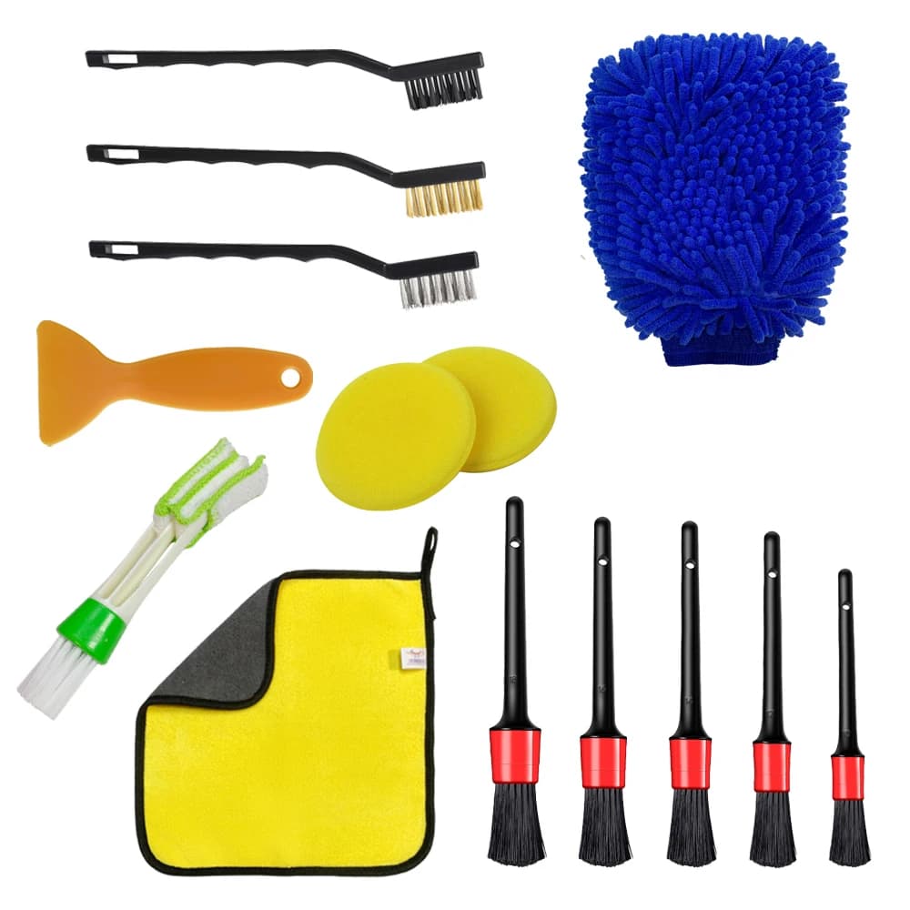 Kit de lavage de moto, entretien automobile, fournitures de nettoyage de véhicules, serviettes en mi