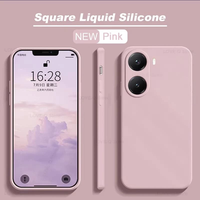 Coque de téléphone en silicone liquide antichoc pour Xiaomi Poco X7 X8 Pro X 7 Pro X7Pro X8Pro Pocox