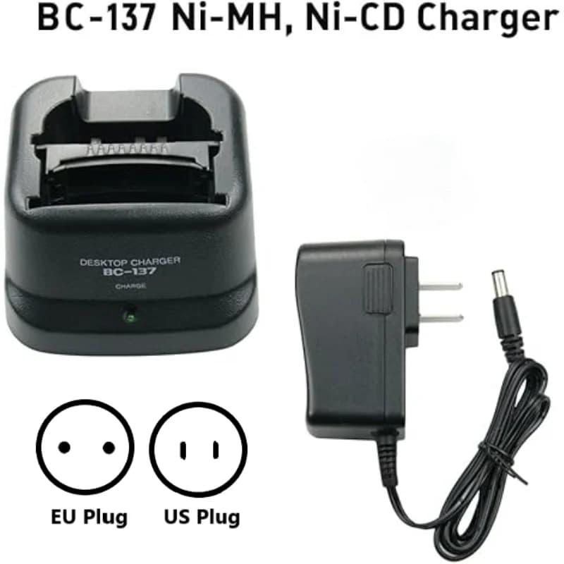 BP-209N BP-210N BP-211 chargeur de batterie BC-137 Base de chargeur rapide pour ICOM IC-A6E IC-A24 I