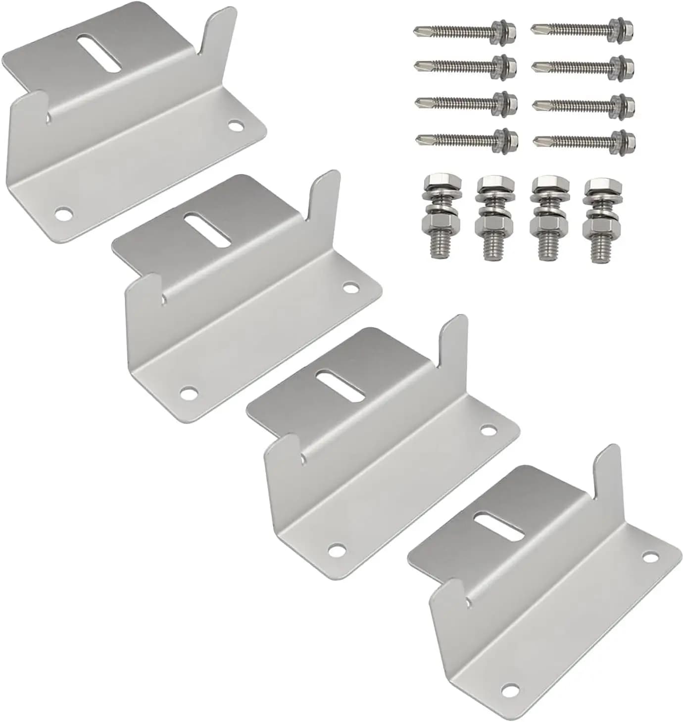 Kits de supports de montage pour panneaux solaires, supports de montage en aluminium pour panneaux s
