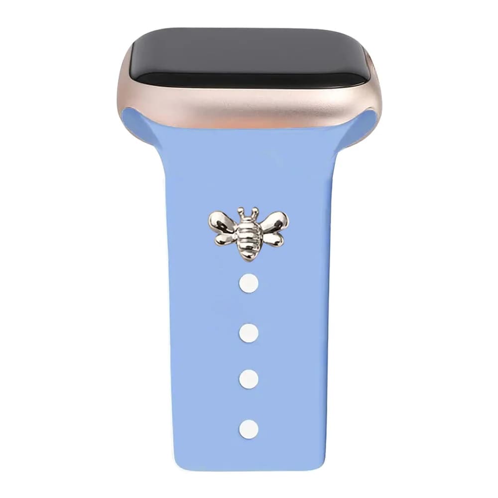 1 pièce d'accessoire de bracelet de montre à motif abeille tendance, adapté aux iWatch 38 mm, 40 mm,