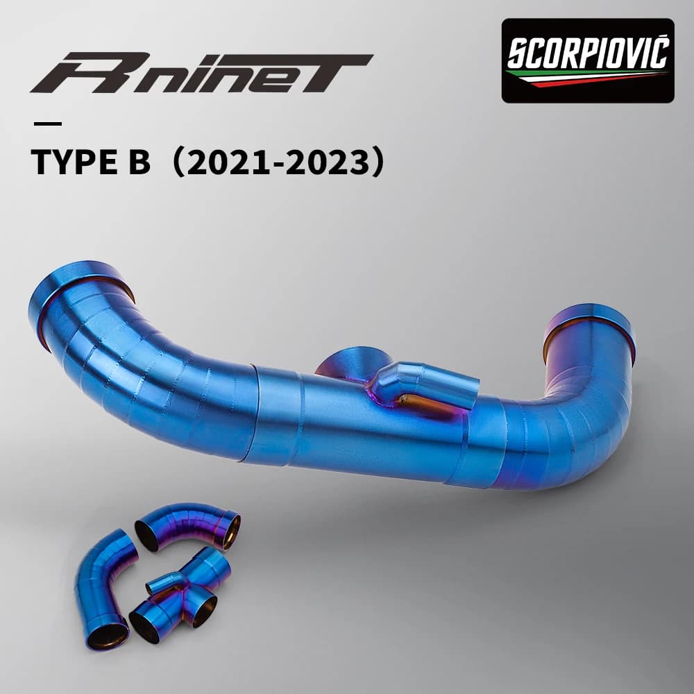 Moteur pour R NineT (2021-2023) Système d'admission d'air Sip On Mid Link Pipe R NineT Tuyau d'échap