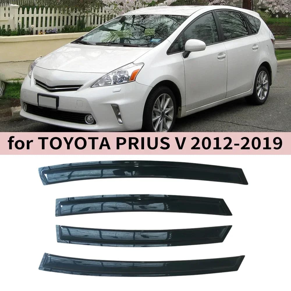 Protections de pluie pour TOYOTA PRIUS V Prius PLUS 2012 2013 2014 2015 2016 2017 2018 2019, visière